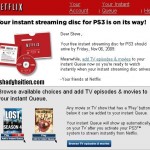 Netflix – Instant Streaming Discs for PS3 shipping